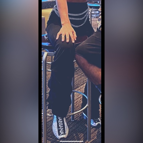 Dolce & Gabbana Women's Silver Slip-On Sneakers - Picture 2 of 5